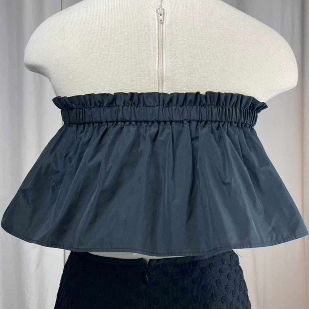 TANYA TAYLOR Womens (M) Crop Tube Top‎ Strapless Sequin Resort Coquette Vacation - Picture 4 of 6